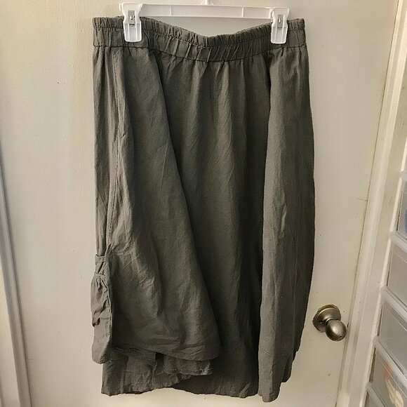 Women's Asymmetrical Skirt in Gray - Size XXL - Picture 1 of 5